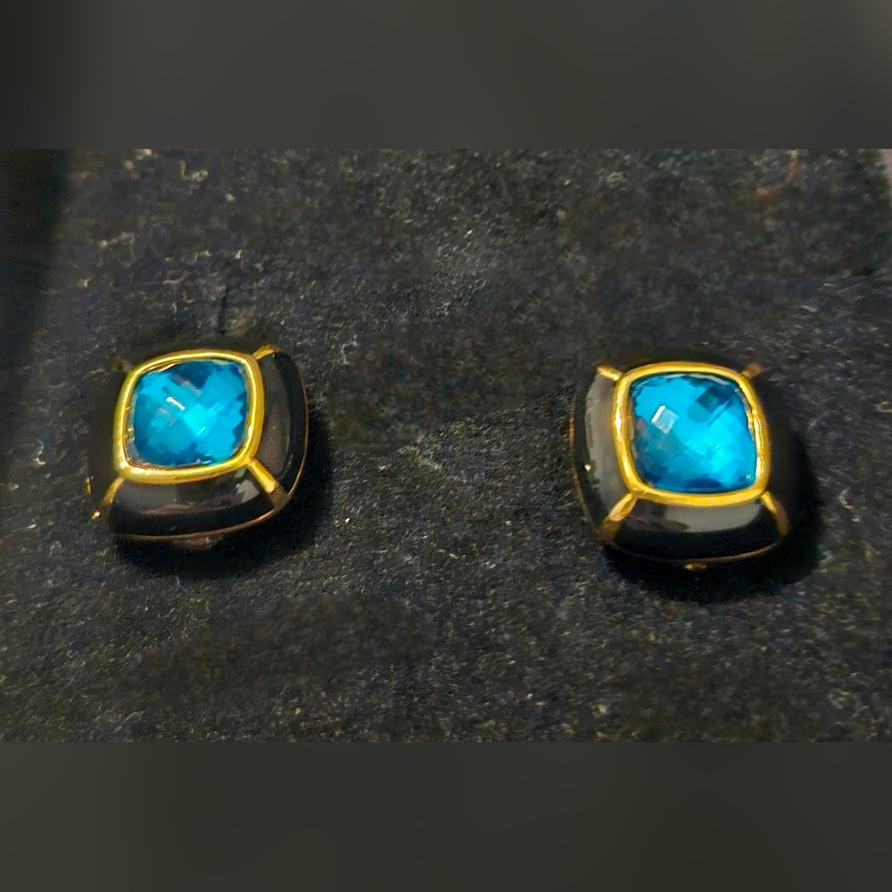 Vtg Joan Rivers Classics Collection "On Trend" Interchangeable Clip On Earrings - Picture 2 of 6